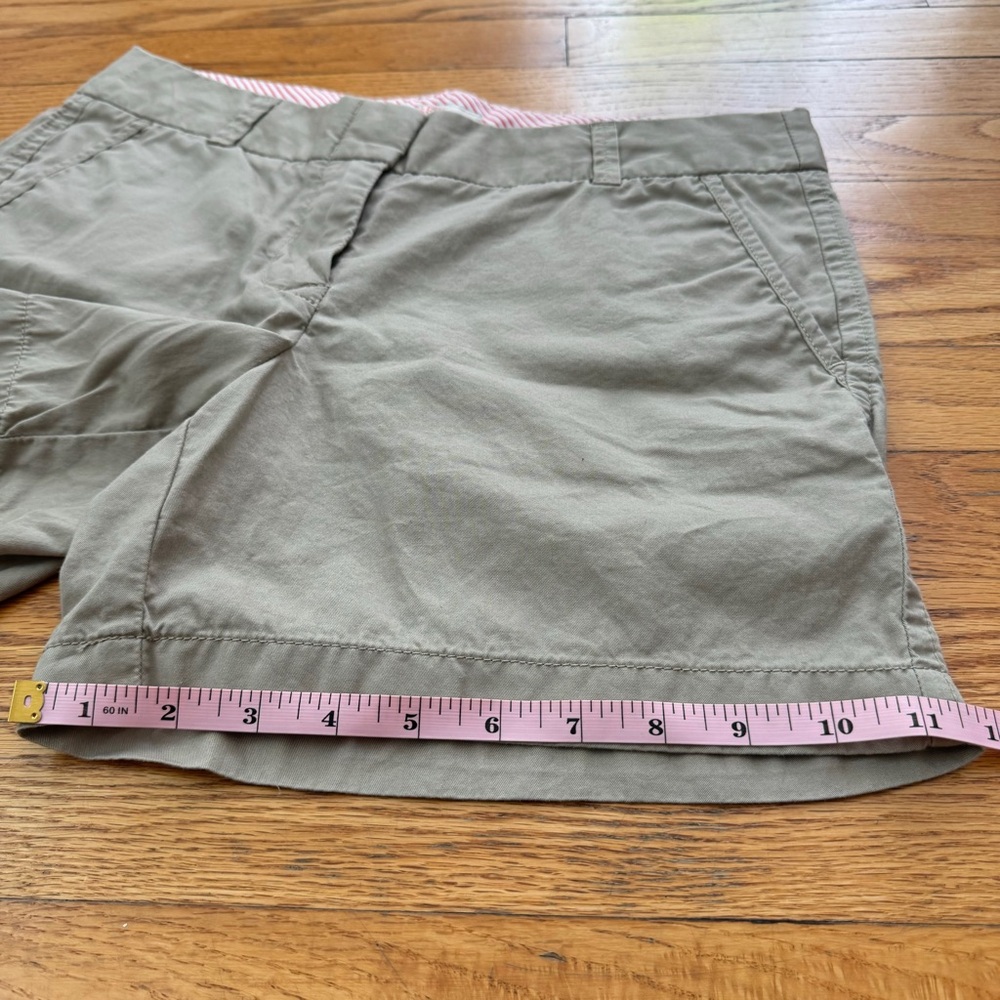 J.‎ Crew Women’s khaki Chino Shorts Classic Style - Picture 5 of 9